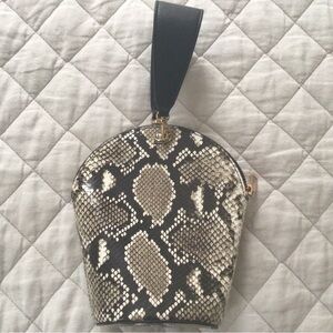 CAbi Serpent Mini Bag Snakeskin Print